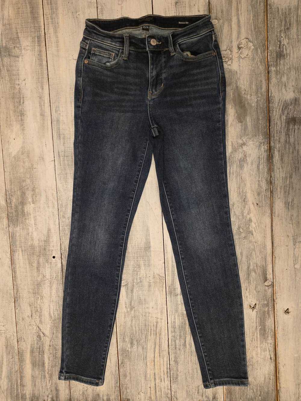 Judy Blue Women's Indigo High-Rise Skinny Fit Jeans sz 0/24